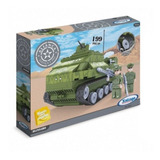 Brinquedo De Montar Tanque De Guerra Blindado 199 Peças