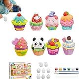 Brinquedo De Pintura Infantil Molde Em Gesso Parar Colorir Unicornio