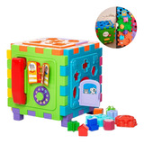 Brinquedo Didático Infantil Cubo Grande Atividades Educativo