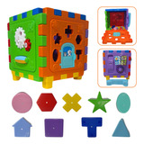 Brinquedo Didático Infantil Cubo Grande Atividades Educativo