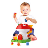 Brinquedo Didático Intantil Educativo Bebê Cubo Encaixe