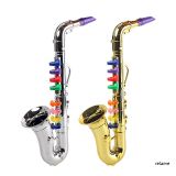 Brinquedo Educacional Infantil Instrumentos Musicais 8 Saxofone Trompete