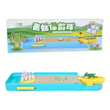 Brinquedo Educativo Cartoon Animal Mini Bowling Playset Frog