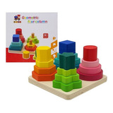 Brinquedo Educativo Com Formas Geometricas 17 Peças Spider Cor Colorido