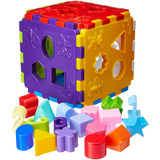 Brinquedo Educativo Cubo Didático 18 Peças