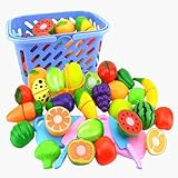 Brinquedo Educativo Kit Cozinha Com Frutas 23 Peças