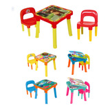 Brinquedo Educativo Mesinha Com 2 Cadeiras