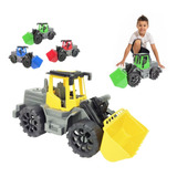 Brinquedo Escavadeira Trator Infantil Gigante Articulado