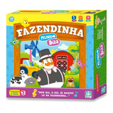 Brinquedo Fazendinha Mundo Bita 42 Peças Em Madeira Nig