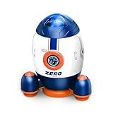 Brinquedo Foguete Espacial Com Mini Astronauta Cor Laranja Azul Branca Proporciona Divertimento E Estimula A Curiosidade Sobre O Espaço E A Ciência Exploração E Criatividade