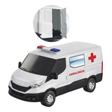 Brinquedo Furgão Van Resgate Ambulância Iveco Daily