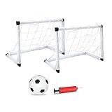 Brinquedo Futebol Gol 2 Em 1 Com Trave Bola E Bomba De Ar DM Toys