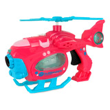 Brinquedo Helicoptero Bolhas De Sabão Automáticas