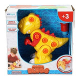 Brinquedo Infantil 3 Dinossauro Monte