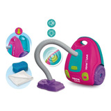 Brinquedo Infantil Aspirador De Pó Rosa C Som Home Love