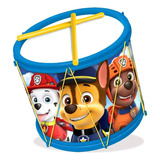 Brinquedo Infantil Bumbo Patrulha Canina 2 Baquetas Tambor