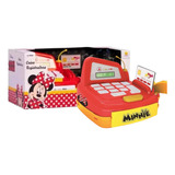 Brinquedo Infantil Caixa Registradora Mercado Minnie Mouse