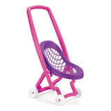 Brinquedo Infantil Carrinho Para boneca rosa