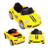 Brinquedo Infantil Carro Esporte Luxo Amarelo