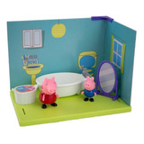 Brinquedo Infantil Cenários Da Peppa Pig Com Bonecos Dos Pig