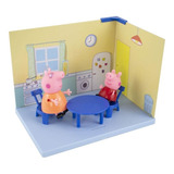 Brinquedo Infantil Cenários Da Peppa Pig Com Bonecos Dos Pig