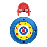 Brinquedo Infantil Escudo E Máscara Capitão América Fantasia