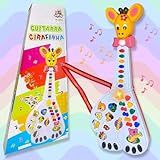 Brinquedo Infantil Guitarra Girafa Com Luz