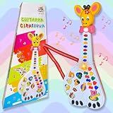 Brinquedo Infantil Guitarra Girafa Com Luz