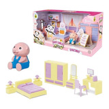 Brinquedo Infantil Happy Families Quarto Samba Toys