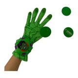 Brinquedo Infantil Heróis Luva Hulk Lança
