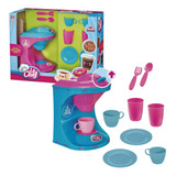 Brinquedo Infantil Kit Cafeteira C Utensílios Le Chef Usual