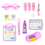 Brinquedo Infantil Kit Dentista Educativo Conjunto