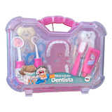 Brinquedo Infantil Maleta Grande De Dentista Boca Articulada