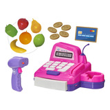 Brinquedo Infantil Menina Caixa Registradora Mini Mercado