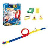 Brinquedo Infantil Pista Looping Com Lançador Pequeno