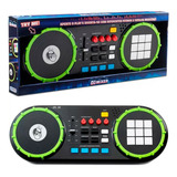 Brinquedo Infantil Simulador De Dj Mixer