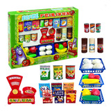 Brinquedo Infantil Super Feirinha Mini Mercado Comida 32pçs