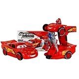 Brinquedo Infantil Transformers Carro Vira Robo C Luz E Som