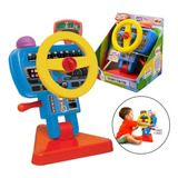 Brinquedo Infantil Volante C bozina Retrovisor lançamento