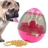 Brinquedo Interativo Para Cães Com Dispenser Para Petisco E Ração Pink CBRN18185