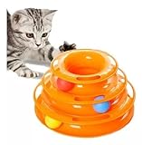 Brinquedo Interativo Para Gatos Torre De Bolinhas