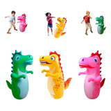 Brinquedo João Bobo Inflável Teimoso Dinossauro Colorido
