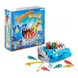 Brinquedo Jogo Tubarão Bocão Com Vara