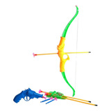 Brinquedo Kit Arco E Flecha Com Pistola 9 Peças Shooter
