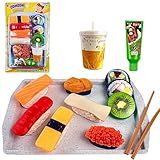 Brinquedo Kit Comida Japonesa Sushi Culinária Cozinha