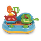 Brinquedo Kit Fogão Infantil Com Acessórios Cozinha
