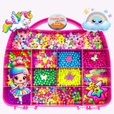 Brinquedo Kit Maleta Miçangas E Pingentes Infantis