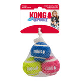 Brinquedo Kong Sport Softies Balls Pack 3 Bolas Cães Pequeno