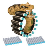 Brinquedo Lançador De Dardos Dinossauro 20 Dardos Infantil