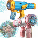 Brinquedo Maquina Bolha Sabão Pistola Arma Automática Bubble